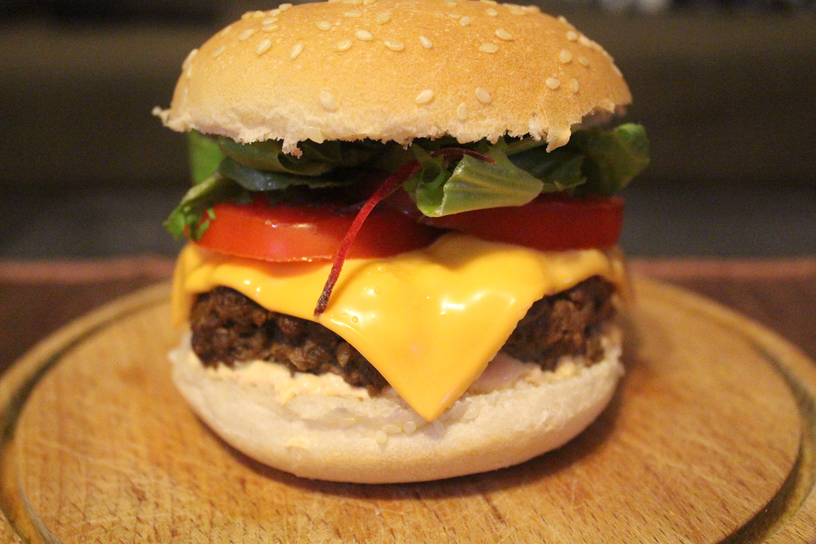 Homemade burger